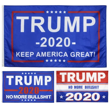 

2020 America President Election Donald Trump Flag for Keep America Great Again USA America Hand Held 150x90cm