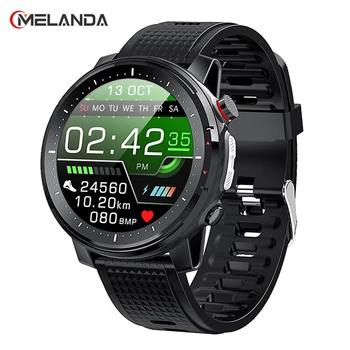 MELANDA 2021 Full Touch Smart Watch Men Sports Clock IP68 Waterproof Heart Rate Monitor Smartwatch for IOS Android phone MD15 1