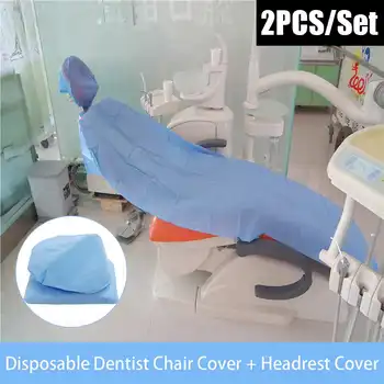 

2pcs/set Dental Unit Dental Chair Seat Cover Chair Cover Waterproof Elastic Protective Case Protector Dentist Equipme