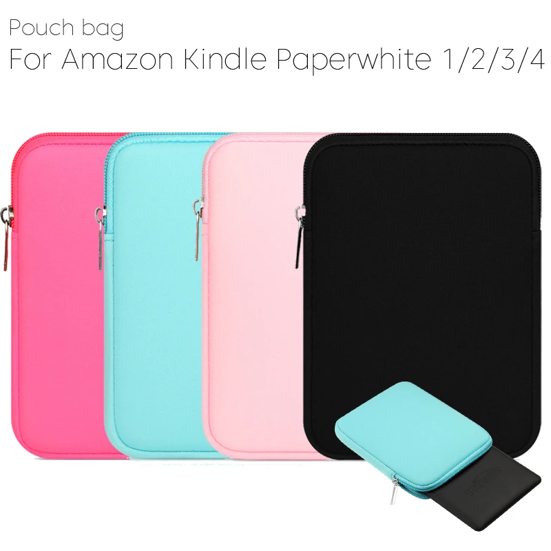 Мягкий противоударный рукав сумка для Amazon Kindle Paperwhite 1/2/3/4 крышка супер легкий