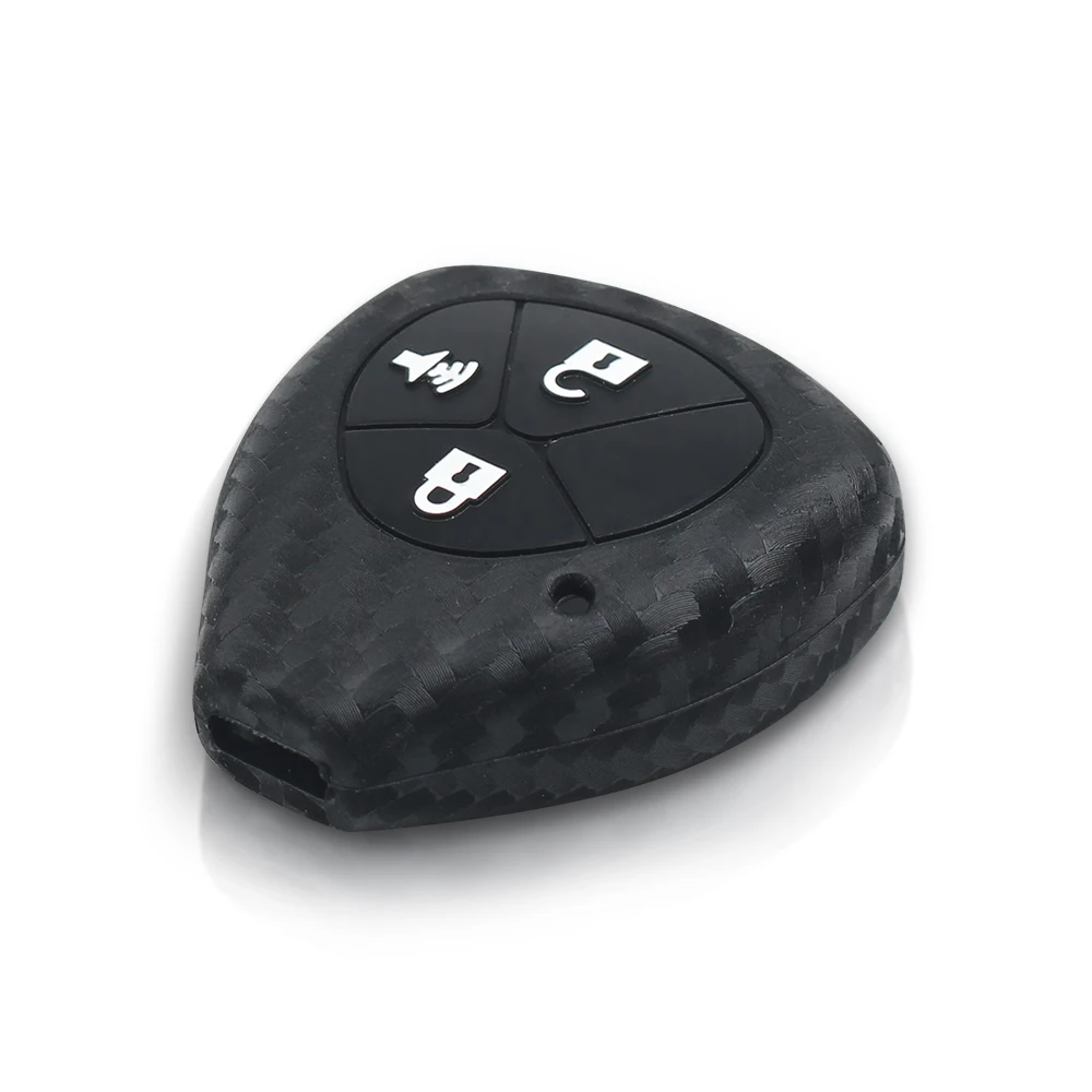 KEYYOU-custodia-portachiavi-in-Silicone-a-3-pulsanti-in-Silicone-per-Toyota-Toyota-Camry-Rav4-Highlander.jpg Cover chiave telecomando per Toyota Camry Rav4 Highlander Corolla Aqua Land Cruis - KEYYOU custodia portachiavi in Silicone a 3 pulsanti in Silicone per Toyota Toyota Camry Rav4 Highlander