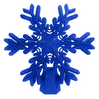 

Christmas Tree Decorations Snowflake Projector Christmas Tree Topper Light LED Rotating Snowflake Blue Glitter Xmas Decoration