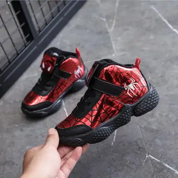 

Autumn Spiderman Children's Sneakers Boys shoes Fashion Kids Shoes For Boy Casual Sport Running Leather child Shoes