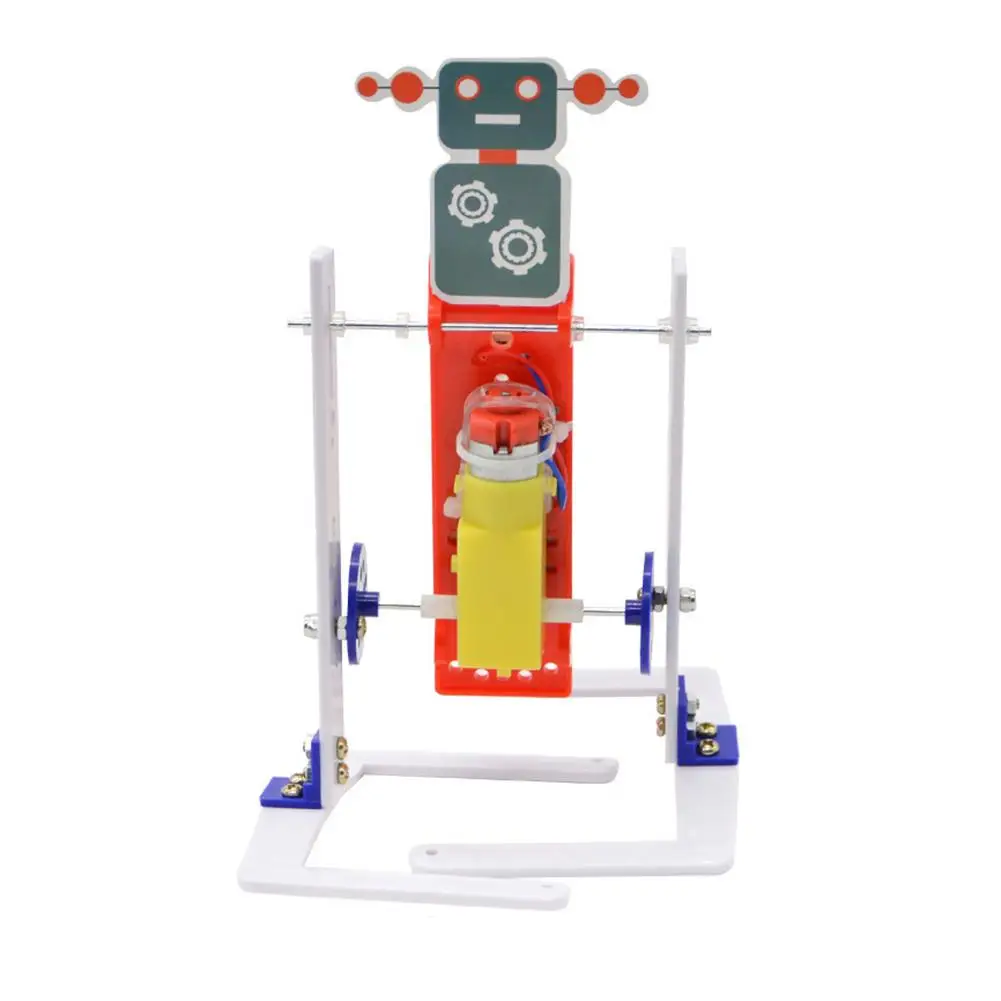 

DIY Both Feet Walking Robot Toy Model Children School Education Experiment Tool Encourage children's interest in learning