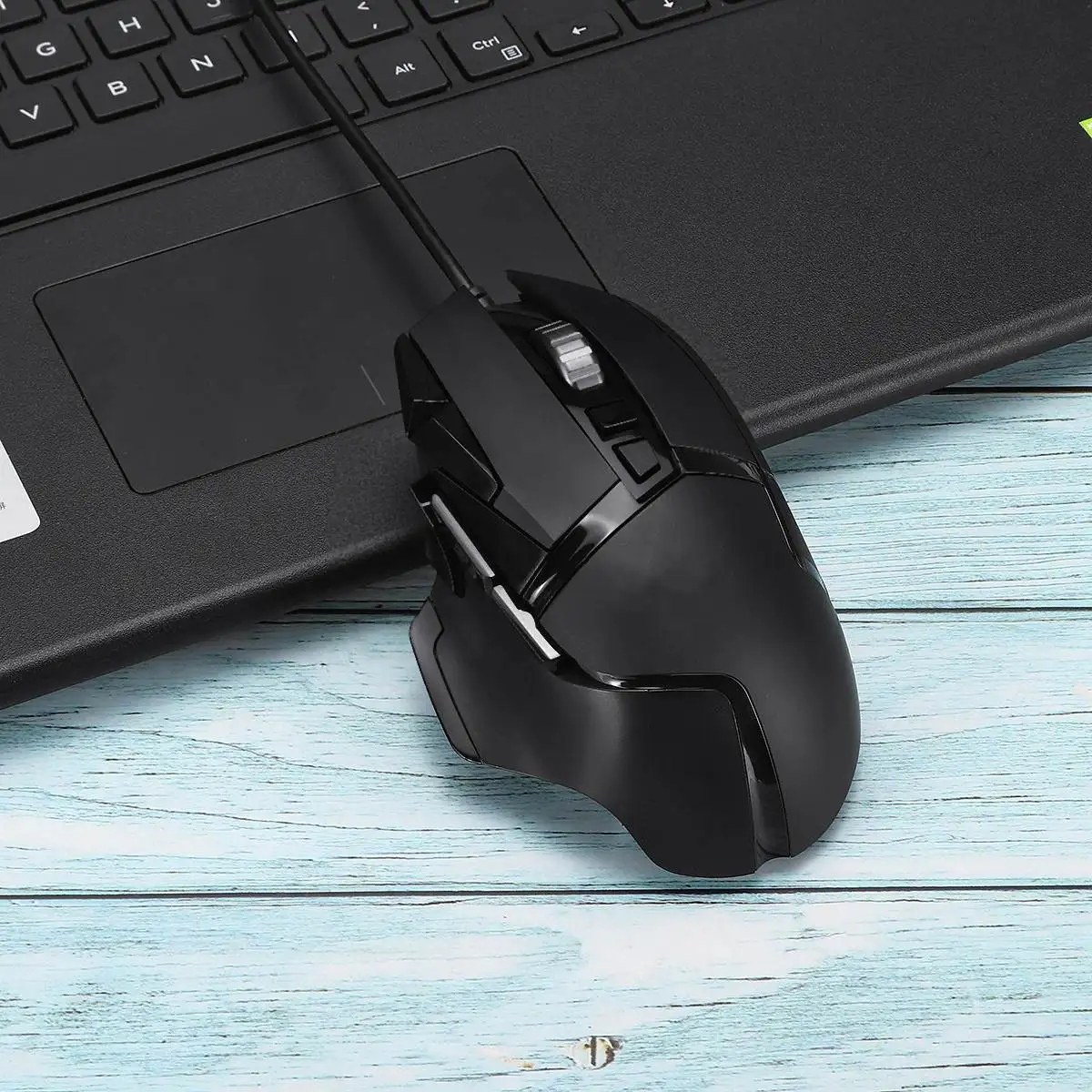 Игровая мышь LEORY RGB с 11 клавишами dpi 4 регулировки 20 миллионов прочных кнопок эргономичный дизайн для Windows для Mac для Android