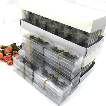 

3D Mink Faux Eyelashes Natural Wispy Fluffy Dramatic Volume Fake Lashes Extension Handmade Cruelty-free Eyelash Wholesale