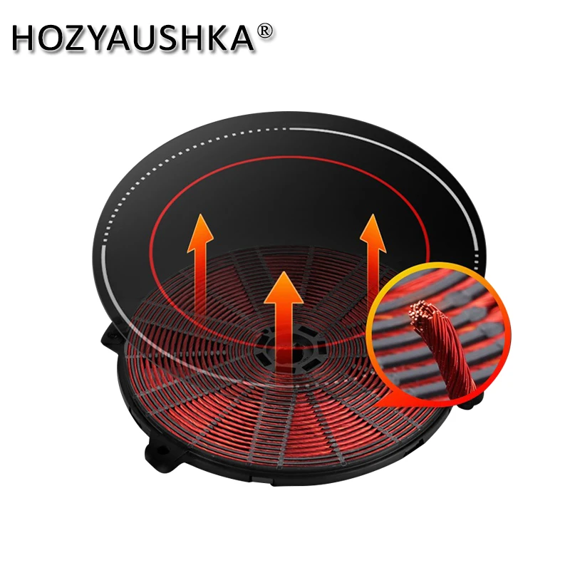 Induction Cooker Induction Cooker 5000w high power commercial plane electromagnetic frying furnace 5KW explosion fry furnace flat soup stove