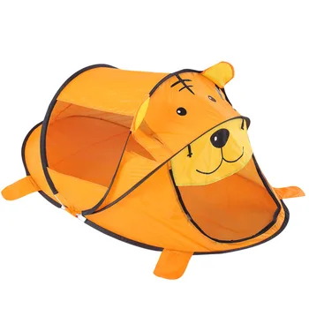 

Portable Tiger Children's Tent Cartoon Animal Kids Tiger Indoor Play Tent for Kids Outdoor Up Foldable Playhouse for Baby M0620