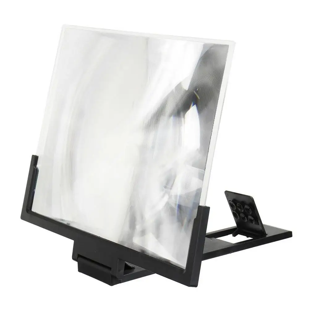 

14'' Folding Mobile Phone Screen Magnifier 3D HD Screen Amplifier Stand Bracket Screen Magnifier Amplifier Holder
