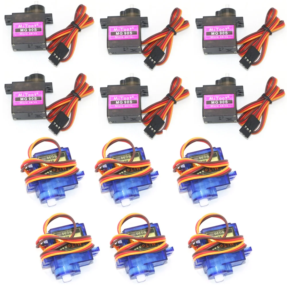 5 10 20 P s Mg90s Metal Engrenagem Digital 9g Servo Sg90 Para Rc 