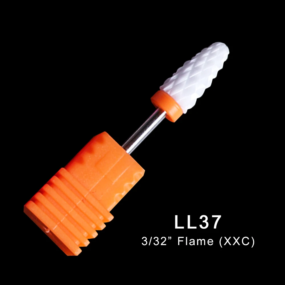 LL37 1 шт. 28 типов баррель конический керамический фреза электрическая для ухода за ногтями сверла аксессуары бурр УФ гель для удаления кутикулы - Цвет: LL37