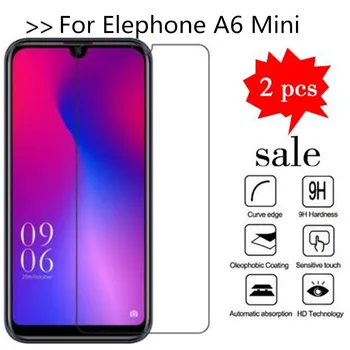 Перейти на Алиэкспресс и купить Закаленное стекло для Elephone A6 Mini защита экрана Премиум Защитная пленка для телефона чехол для Elephone A6 Мини-закаленное стекло
