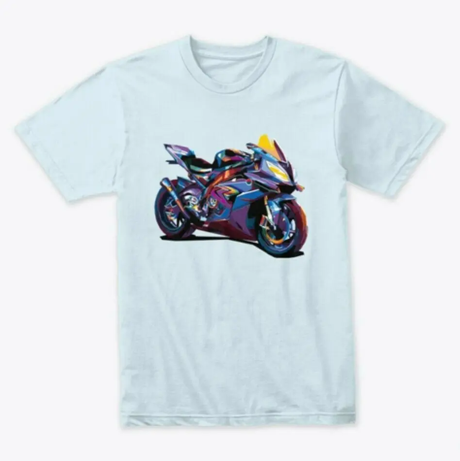 Футболка для Мотоцикла BMW S1000rr высокое качество | Мужская одежда