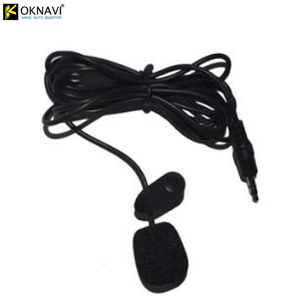 OKNAVI 3.5mm External Microphone Mini Wired for Car DVD Bluetooth Stereo Radio Audio Multimedia Video Player GPS Navigation MP5