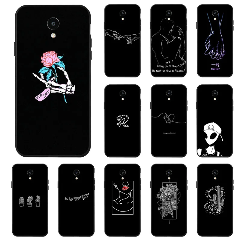 

Silicone Phone Case For Meizu M6T M5 M6 Note M15 Lite Cases Anti-knock Matte Cover For Meizu Note 9 8 V8 Pro M8 lite Bumper Capa