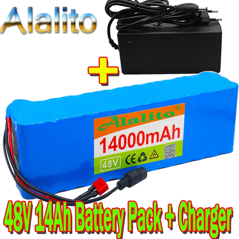 48v литий-ионный аккумулятор 14Ah 1000w 13S3P комплект батарей для электровелосипеда 54 6 v