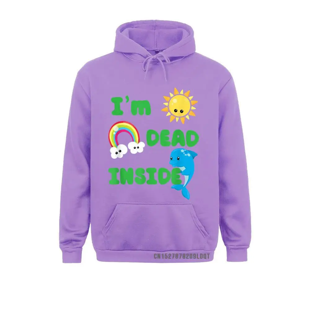 Funny I'm Dead Inside Funny T Shirt Happy Sun Rainbow Dolphin__B14226 Sweatshirts for Men 2021 Popular Summer Fall  Long Sleeve Sweatshirts Clothes I'm Dead Inside Funny T Shirt Happy Sun Rainbow Dolphin__B14226purple