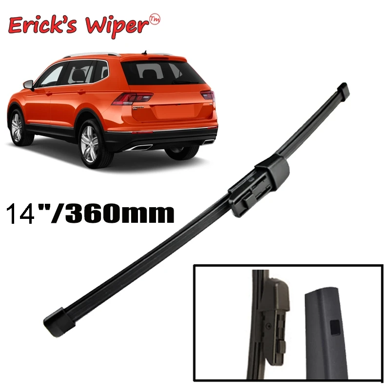 Erick's Wiper 14 Rear Wiper Blade For VW Tiguan MK2 2017 - 2023 Windshield Windscreen Clean Tailgate Window Car Rain Brush broshoo car rear wiper blade blades back windscreen wiper arm for peugeot 1007 hatchback 2005 onwards auto styling