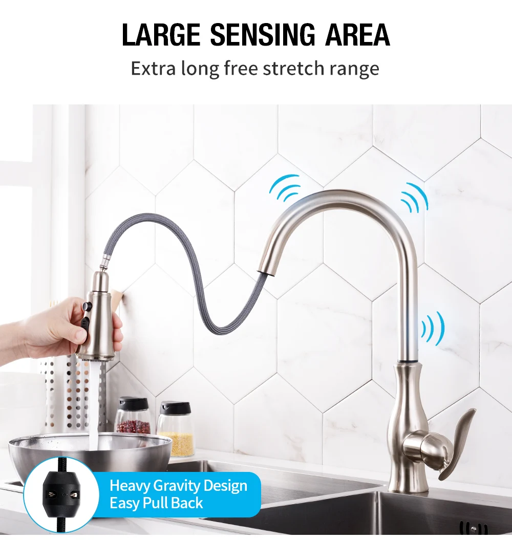 Smart Touch Sensor Kitchen Faucet