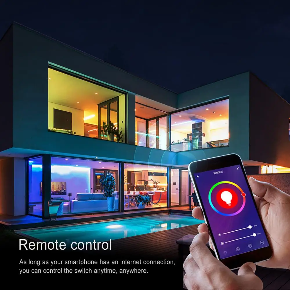 Tuya WiFi умный светодиодный контроллер DC5V 12V 24V Bluetooth Беспроводной RGB умная жизнь для