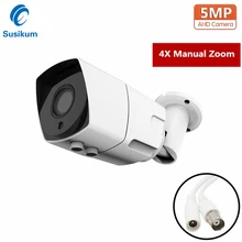 

Waterproof 2.8-12mm Lens Manual Zoom 5MP AHD Outdoor CCTV Camera 42Pcs IR Leds Night Vision Security Bullet Camera