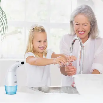 

Soap Dispenser Pump Automatic Liquid Soap Dispenser UV Smart Sensor Touchless Foam Shampoo Dispensers For Kitchen Bathroom