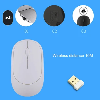 

Charging/Battery Supply Wireless Mouse Ergonomic Design Optical Mice Laptop 2.4G Computer Supplies NC99
