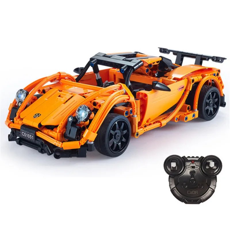 

Bricks Building Block Super Sport Cars Toys Racing Model Remote Control Series Electric Power Function car Gift for children