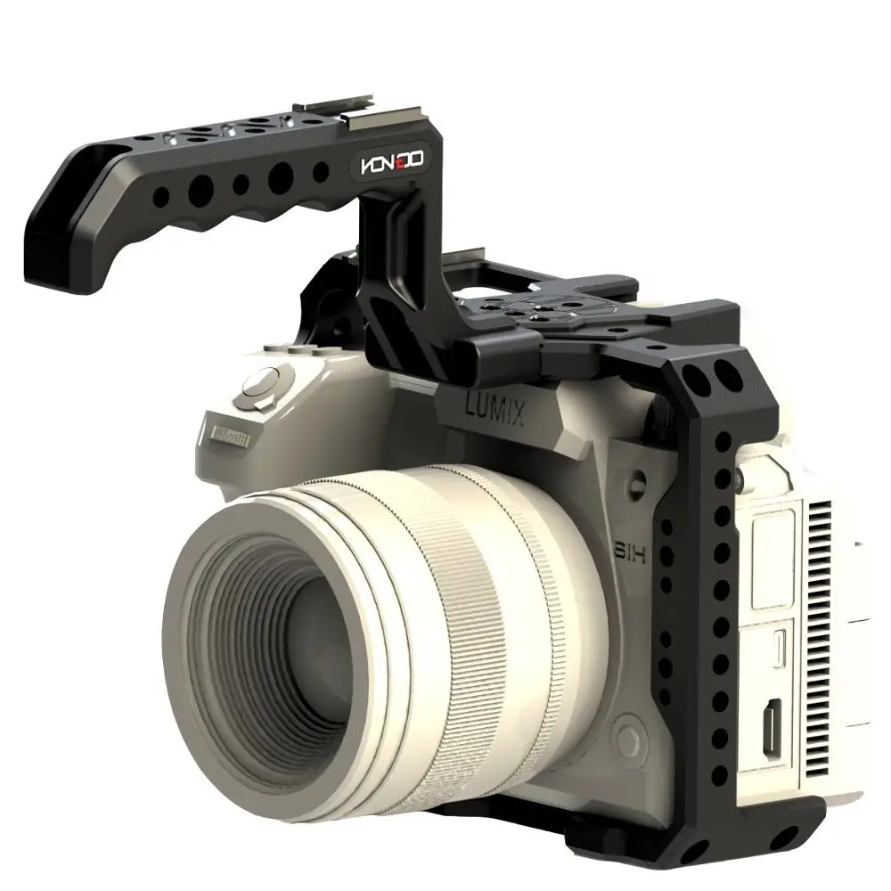 HONTOO S1H камера клетка для Panasonic Lumix S1/S1R/S1H защитный корпус видео Vlog с верхней ручкой