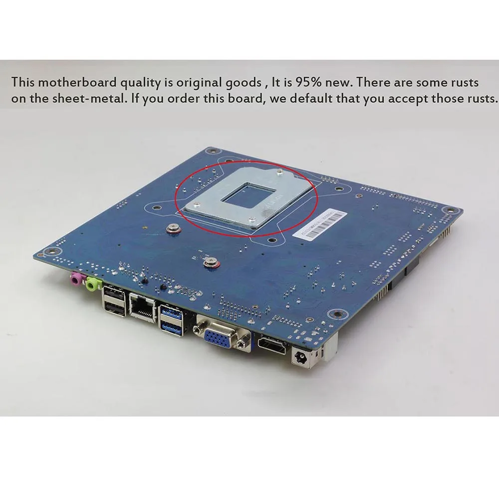Настольная материнская плата ITX Intel H81 LGA 1150 Socket USB2.0 SATA2.0 PCI-E DDR3 ПАМЯТЬ i3 i5 i7 процессор старая материнская плата