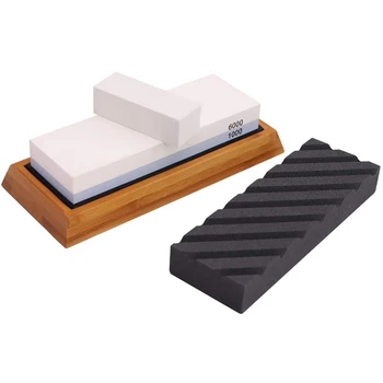 

Knife Sharpening Stone Set Coarse Flattening Stone Whetstone 1000 6000 Grit Water Stone Best Knife Sharpener Stone Kit