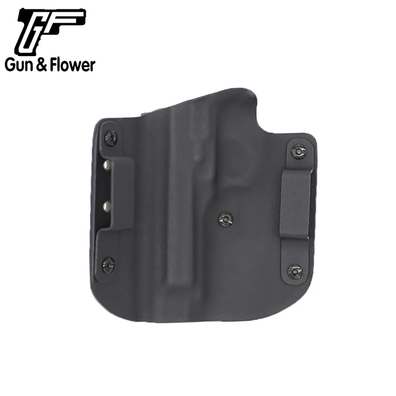 Пистолет и цветок Beretta 92FS пистолет OWB Kydex Чехол тактический стрельба кобуры с петлей для ремня 1," пояс