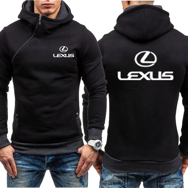 Мужские толстовки для Lexus Car с логотипом, повседневные Хип-хоп толстовки Harajuku с длинным рукавом, флисовые теплые толстовки с капюшоном, мужская одежда на молнии