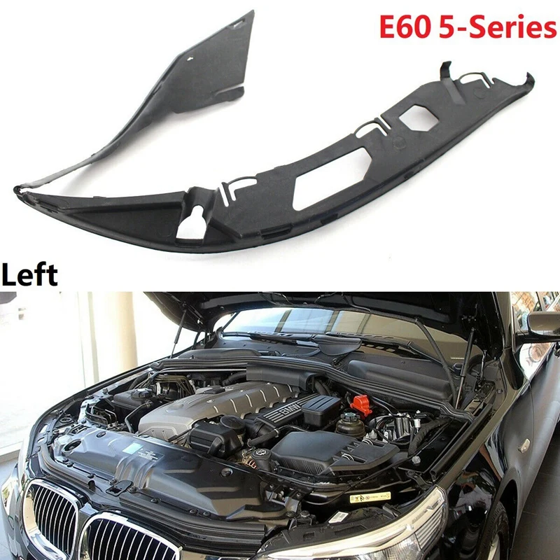 Left Upper Headlight Headlamp Lens Shell Cover Seal Gasket for BMW E60