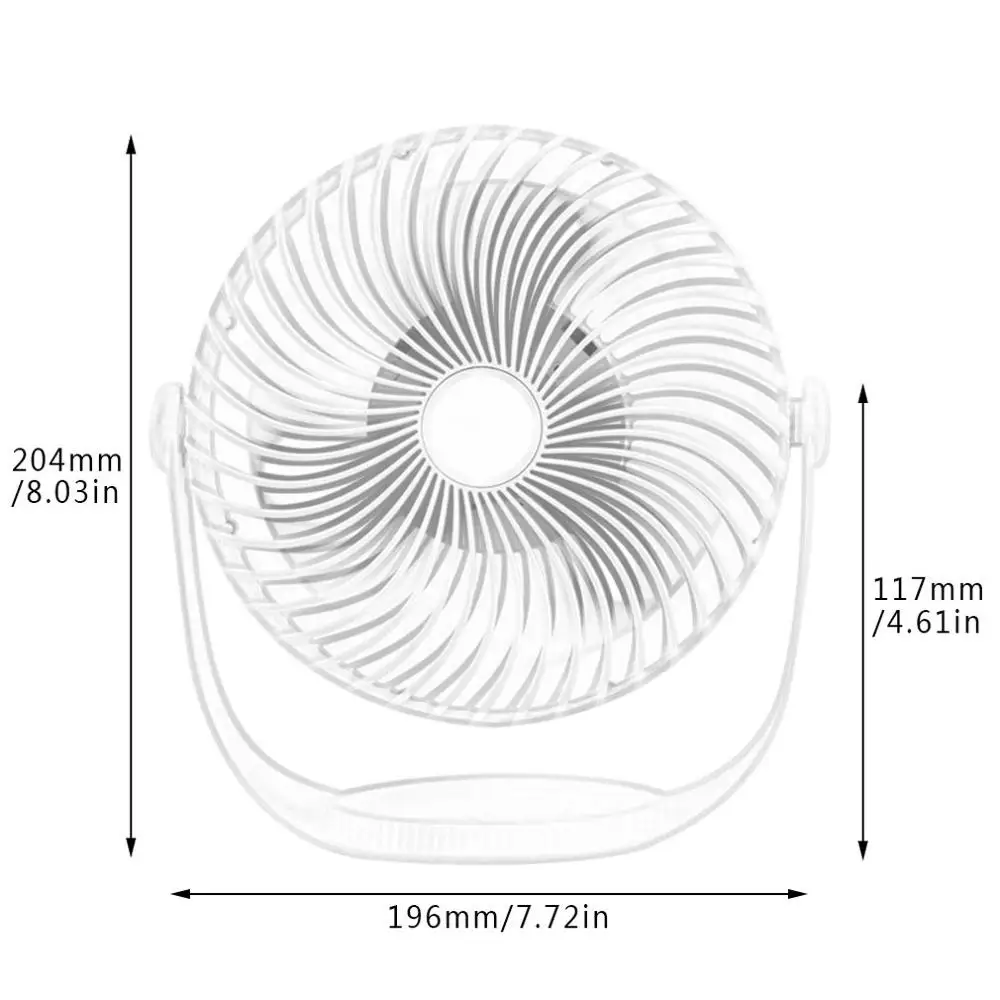 7 дюймов Портативный Размеры Настольный usb-вентилятор электрический настольный вентилятор охлаждения Вентилятор Cooler Пластик вентилятор кондиционирования воздуха кондиционер для волос