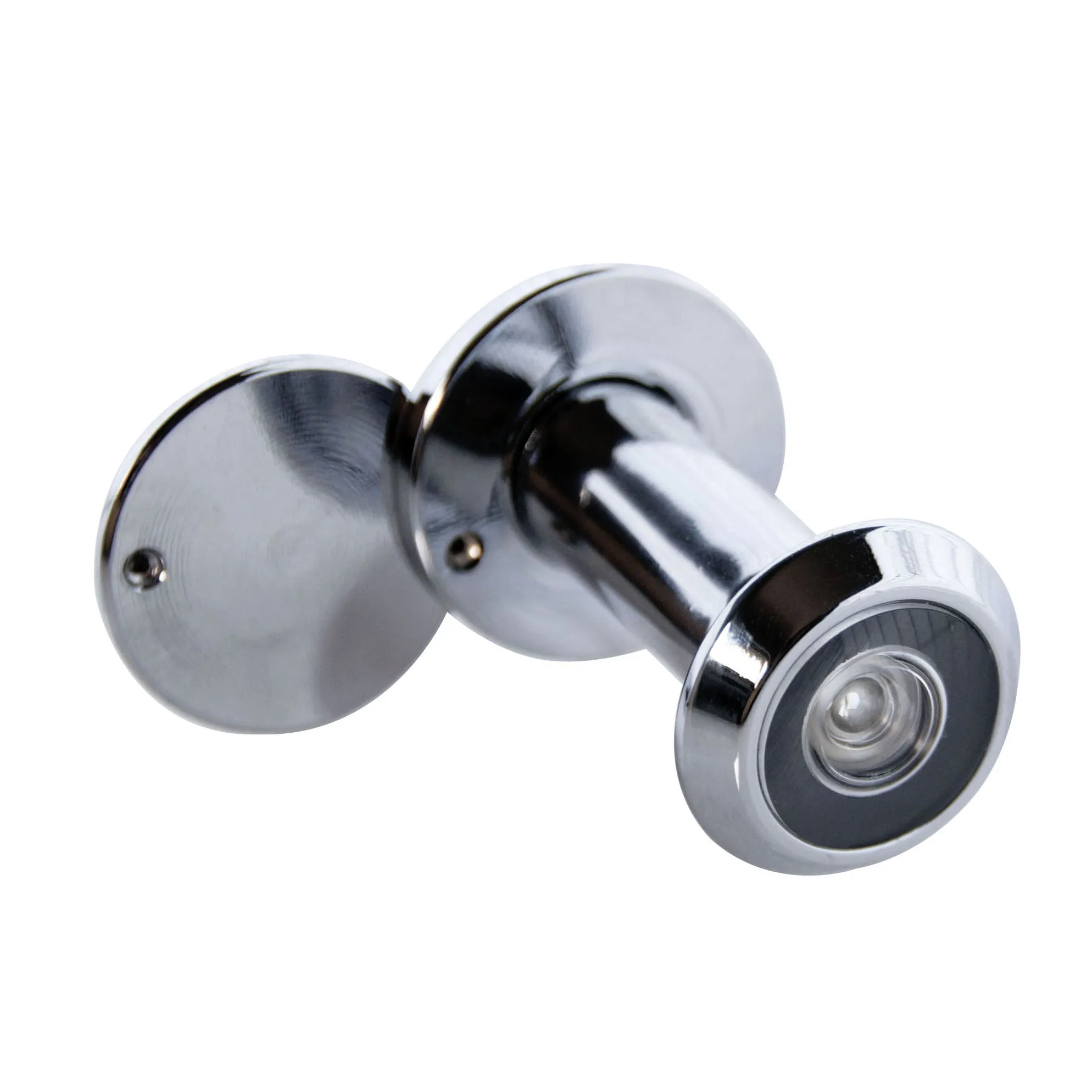 Door Peephole PHS Brass 220-degree Door Viewer with Privacy Cover
