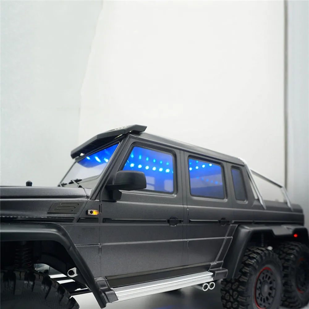 Автомобильная интерьерная атмосферная лампа, осветительная панель для TRAXXAS TRX6 G63 6X6 RC, запчасти для автомобилей, аксессуары, красный, зеленый, синий цвет
