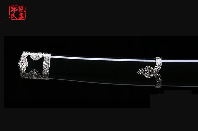 Real katana swords japanese samurai full tang high carbon steel blade knife wooden sheath