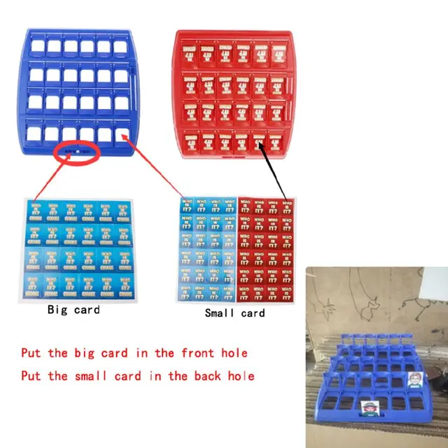Who Is It Classic Board Game Funny Family Guessing Games Kids Children Toy Gift Y4UD 6