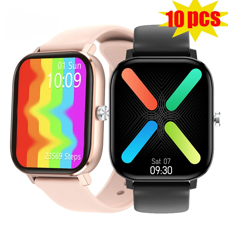 US $178.00 10PCS DT36 SmartWatch 175 inch Screen ECG Heart Rate Monitor Bluetooth Call Men Smart Watch Sport Tracker Fitness