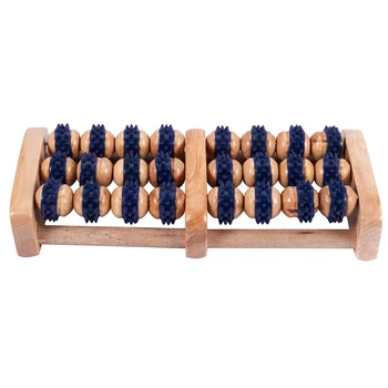 

Massage Rubber Wheel Stimulates the Foot Wood Massager Roller Wheel Foot - Bottom Acupoint Health Care