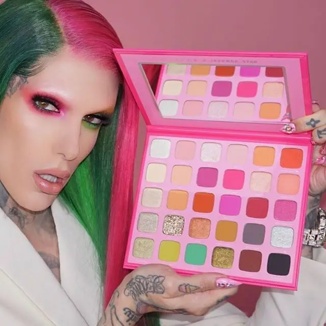 Профессиональные morphe 30 Jeffree Star Artistry тени для век Макияж Красота Блеск тени для век жемчужные тени для век Палитра Тени для век матовые