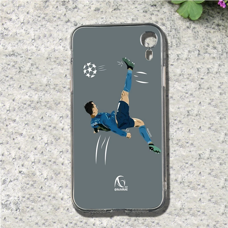 NO. 6 Cristiano Ronaldo Мягкий ТПУ чехол для мобильного телефона чехол для Iphone 4, 4S 5 5S SE 5C 6 6S 7 8 Plus X XS XR Max Shell - Цвет: NO. 6