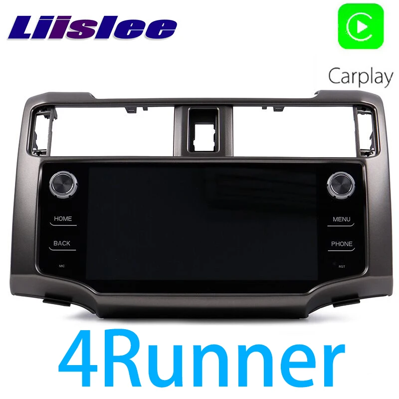 LiisLee Автомобильный мультимедийный GPS DVD Hi Fi аудио Радио стерео для Toyota 4Runner N280 2009 ~