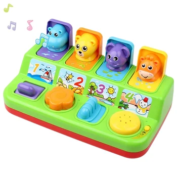 

Interactive Pop-Up Animal Music Toys, Active Toys and Light, Animal Sounds, Great Gifts, Games Suitable for Children of 12 Month