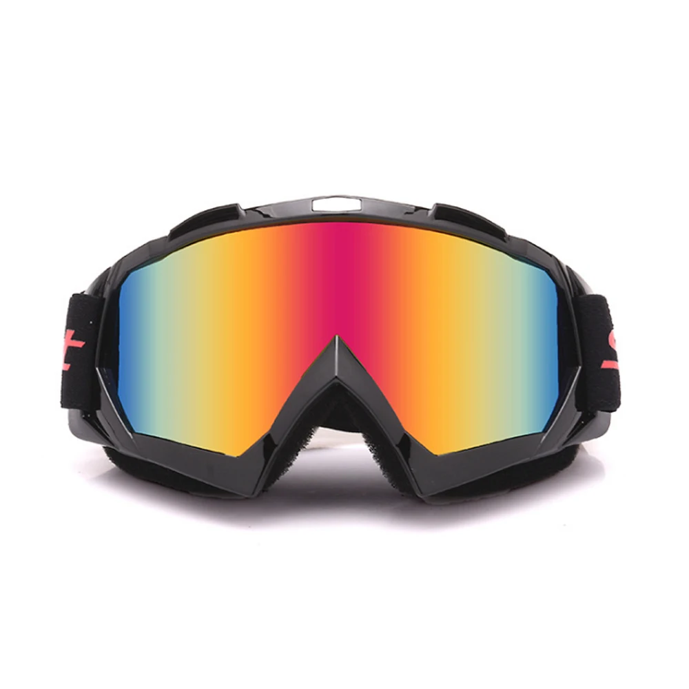Лыжные очки зимние для спорта на открытом воздухе Сноуборд Анти-туман Лыжная маска очки для катания на лыжах мужские и женские зимние сноуборд очки солнцезащитные очки - Цвет: C01 Black Red