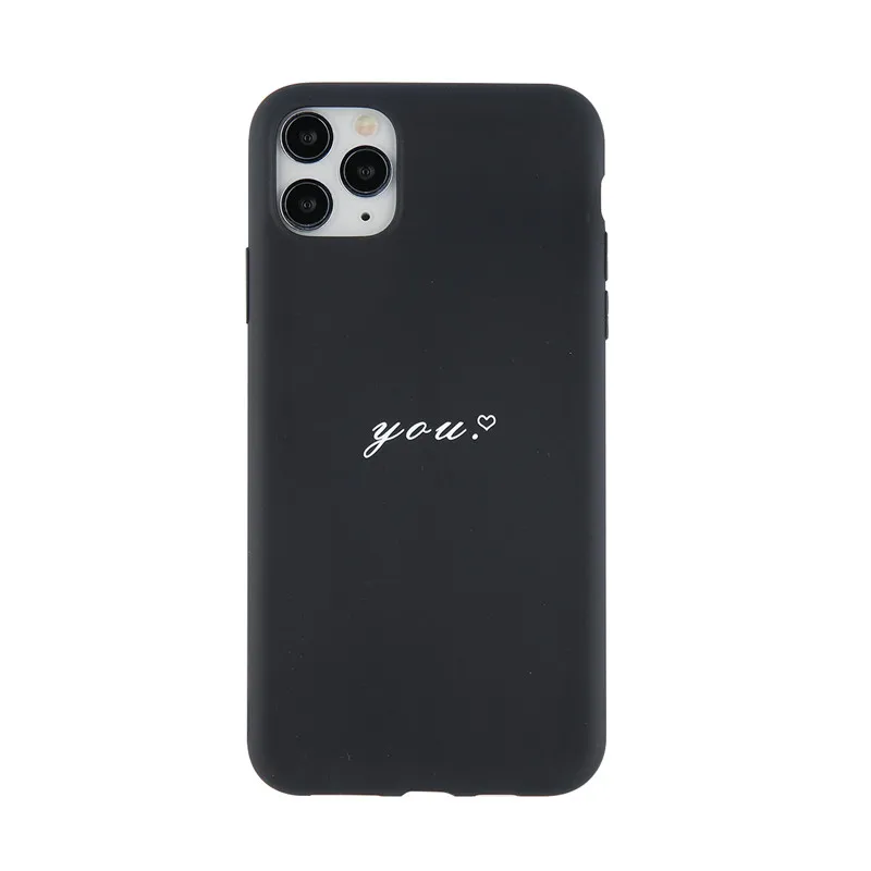 USLION чехол для телефона с буквенным принтом для iPhone X XS XR 11 Pro Max, чехол с сердечком, Мягкий ТПУ силиконовый чехол s для iPhone 8 7 6 6s Plus - Цвет: AC9853