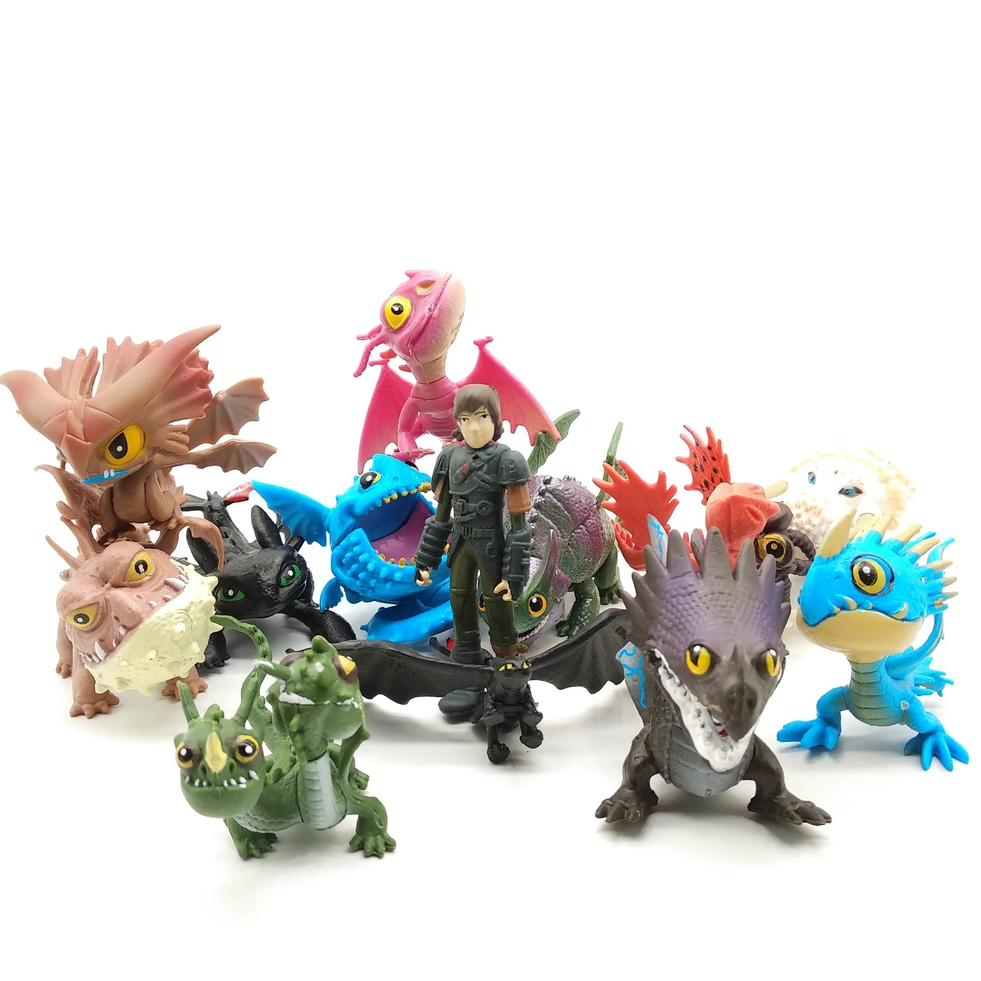 13 Pcs/set How To Train Your Dragon 2 Figures Night Fury Toothless Skull Gronckle Deadly Nadder Action Toys | Игрушки и хобби
