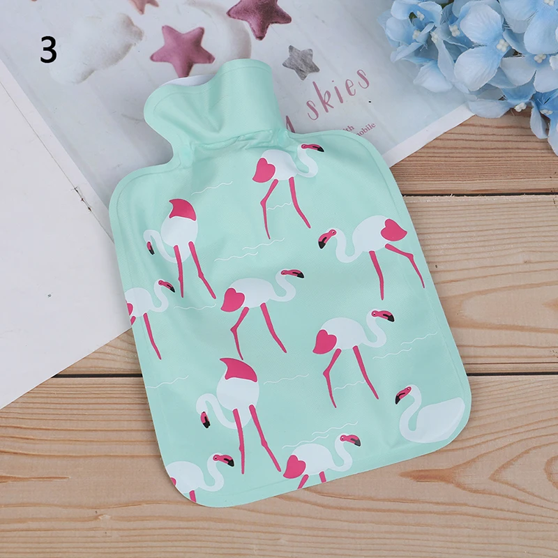 Зимняя мини-теплая сумка для горячей воды с мультяшным рисунком для хранения бутылок с горячей водой, физиологический период, теплые Aceessories, женские подарки для детей - Цвет: 3