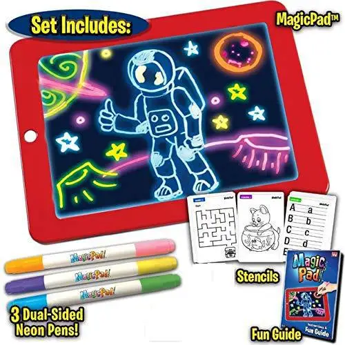 

3D Magic Drawing Pad Children'S Educational Shining 3D Drawing Board Mental Toy LED Drawing Board